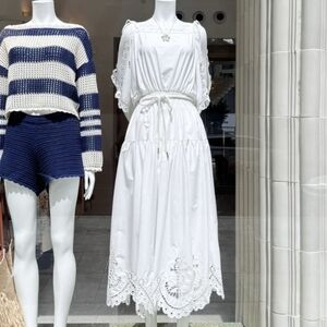 Zimmermann Scarborough Embroidered Midi Dress